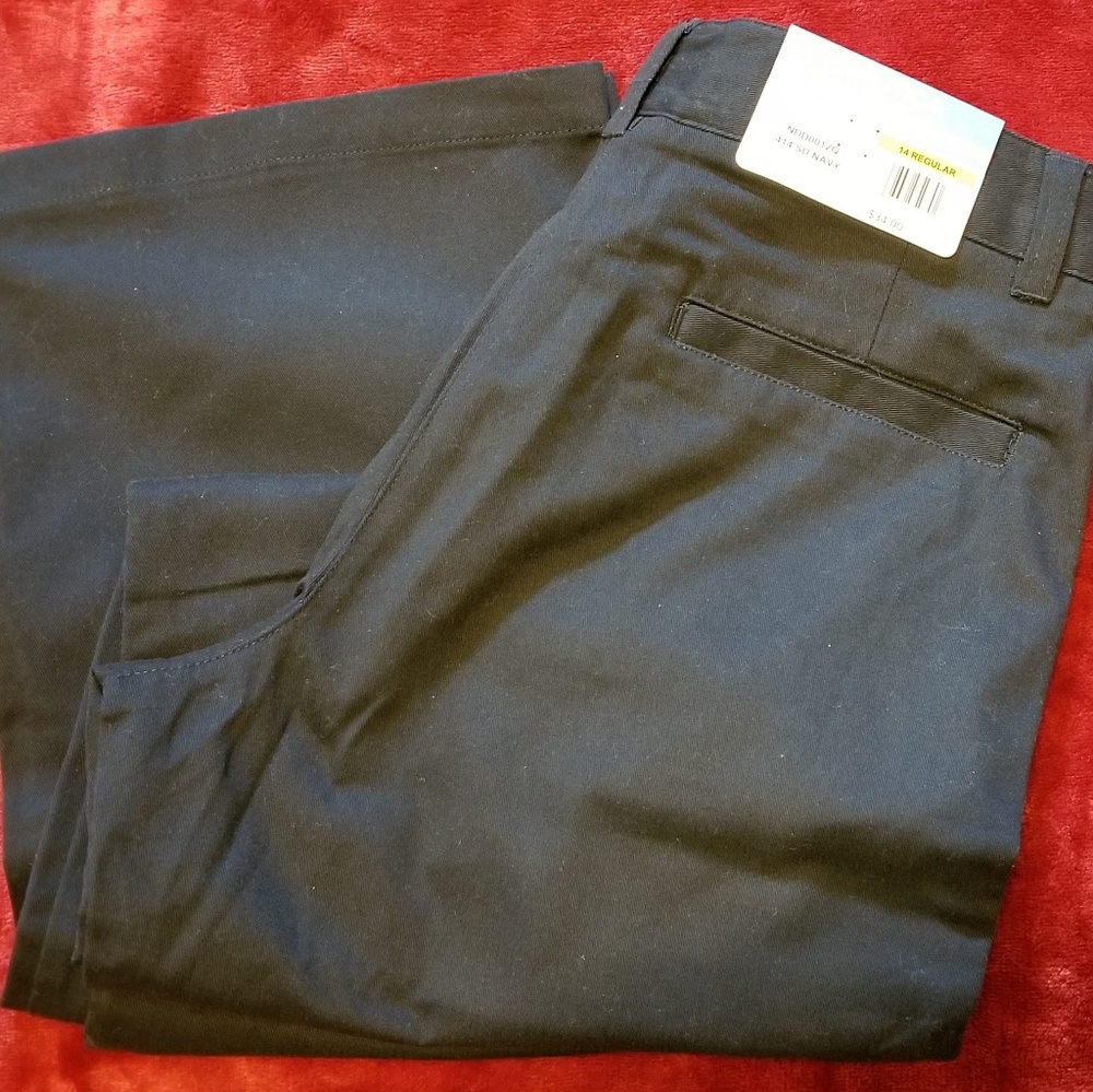 Girls Navy Nautica uniform pants